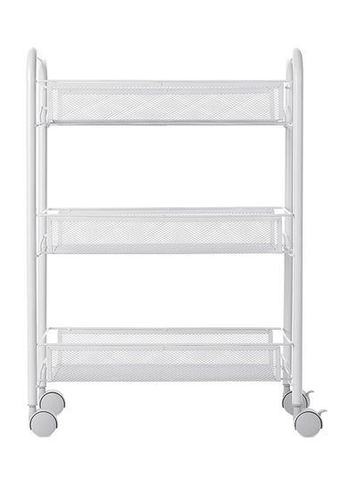 Buy Multi-Functional 3-Tier Storage Rack Organizer White in Saudi Arabia