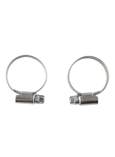 Buy 2-Piece Hose Clamp Set Silver in UAE