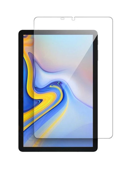 Buy Tempered Glass Screen Protector For Samsung Galaxy Tab S4 10.5-Inch Clear in UAE