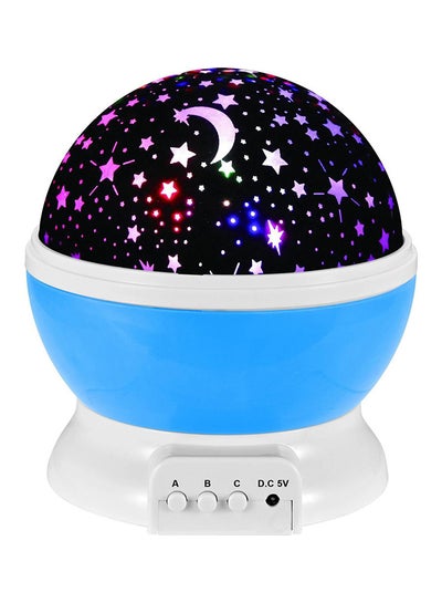 Buy Rotary Flashing Star Moon Projector Night Light in Saudi Arabia