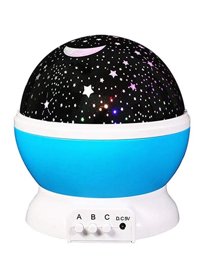 Buy Rotary Flashing Star Moon Projector Night Light in Saudi Arabia