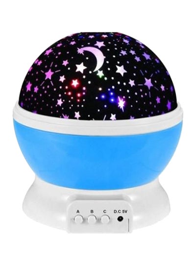 Buy Rotary Flashing Star Moon Projector Night Light in Saudi Arabia