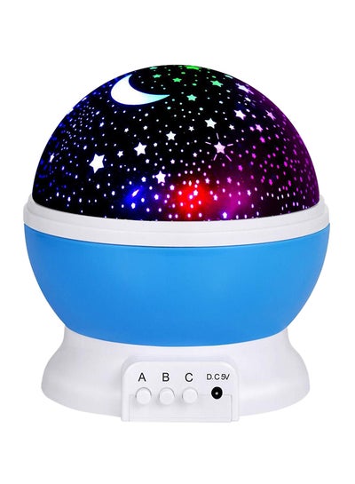 Buy Rotary Flashing Star Moon Projector Night Light in Saudi Arabia