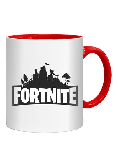 Buy Fortnite Printed Mug Red/White/Black in Egypt