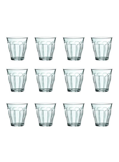 Buy 12-Piece Shot Glass Set Clear 8x12mm in UAE