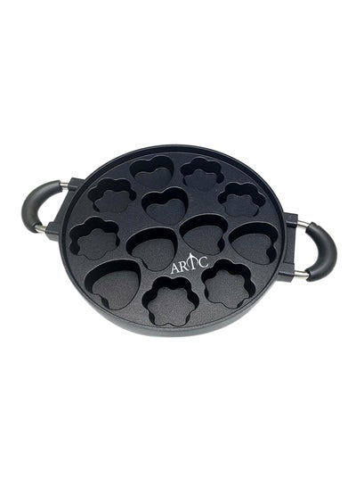 Buy Baking Mould Pan Black/Silver in UAE