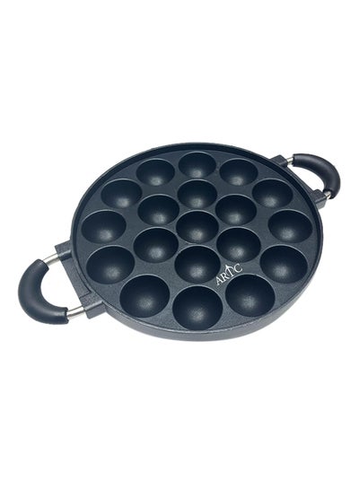 Buy Baking Mould Pan Black/Silver in UAE