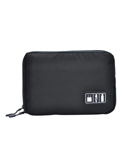 Buy Waterproof Travel Cable Organizer Black in UAE