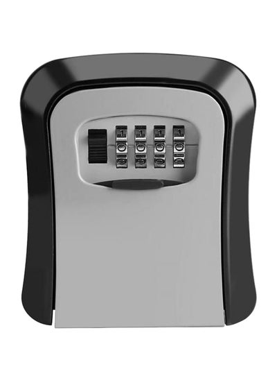 Buy Wall Mount Safe Grey/Black/Silver 11.5x9.5x3.9centimeter in UAE