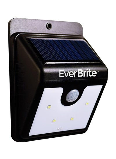 Buy Motion Activated Solar LED Light Black/White/Blue 10.6x8.6x4centimeter in UAE