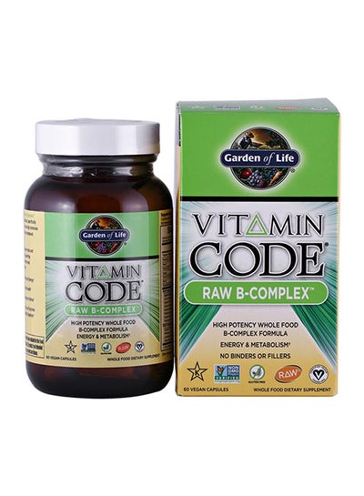 Buy Vitamin Code Raw B-Complex - 60 Capsules in UAE