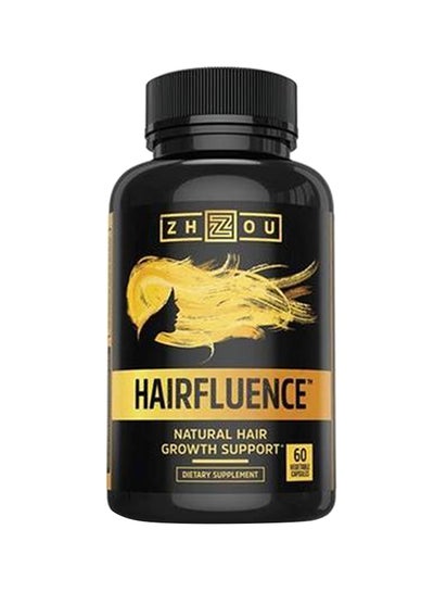 Buy Hairfluence Natural Hair Growth Formula - 60 Capsules in UAE