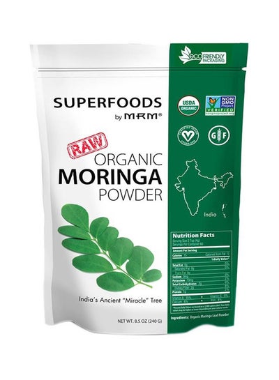 Buy Raw Organic Moringa Leaf Powder Dietary Supplement in UAE