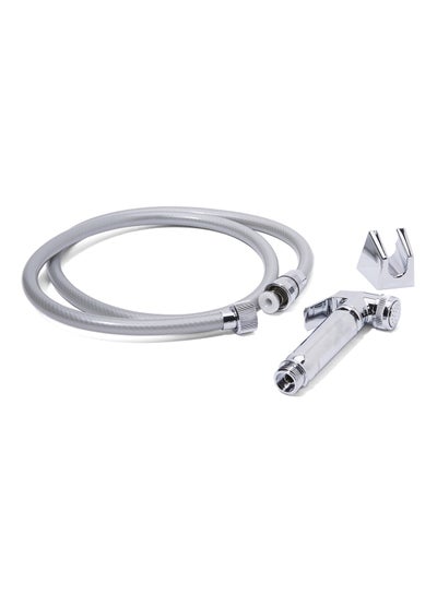 Buy Shattaf Shower Hose Chrome 1meter in UAE