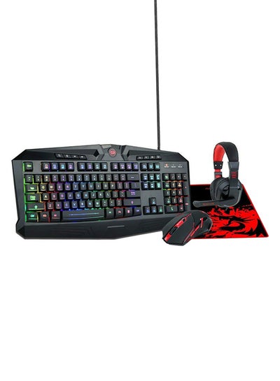 Buy Mechanical Gaming Wired Keyboard And Mouse With Microphone Combo in Egypt