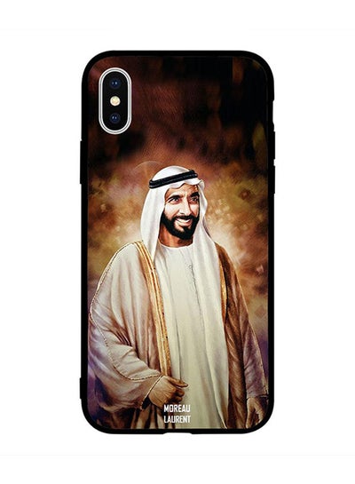 Buy Protective Case Cover for Apple iPhone XS Max Sheikh Zayed Vintage Picture in UAE