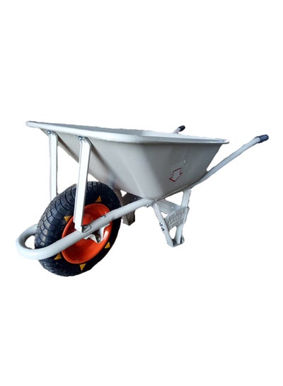 Buy Wheel Barrow Grey/Black/Orange in UAE