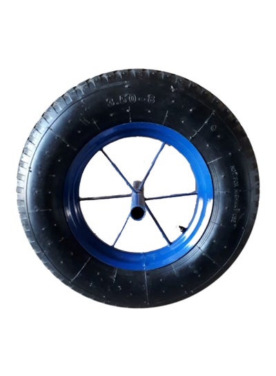 Buy Wheelbarrow Spare Wheel Tire Blue 13x3inch in UAE