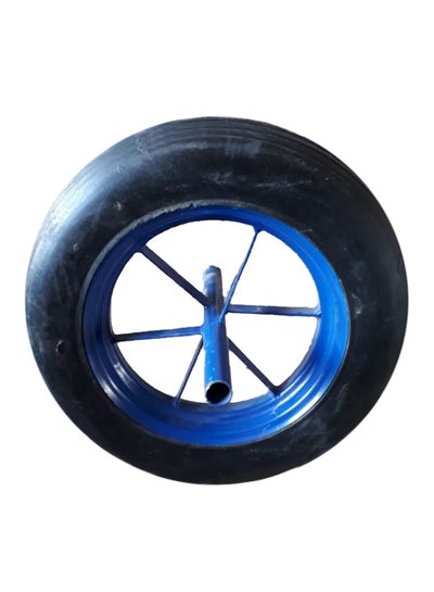 Buy Classic Spare Wheel For Wheelbarrow Blue 14x4inch in UAE