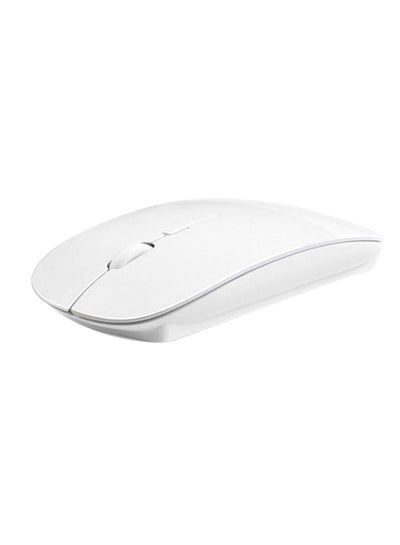 Buy 2.4Ghz Wireless USB Optical Mouse For Macbook White in Saudi Arabia