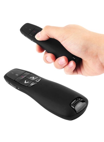 Buy Wireless Professional Presenter With Red Laser Pointer Black in Egypt