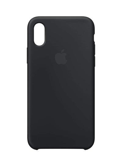 Buy Silicone Case Cover For Apple iPhone X Black in Saudi Arabia