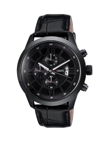 Buy Men's Leather Analog Watch 8137 in UAE