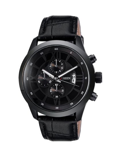 Buy Men's Leather Analog Watch 8137 in Saudi Arabia