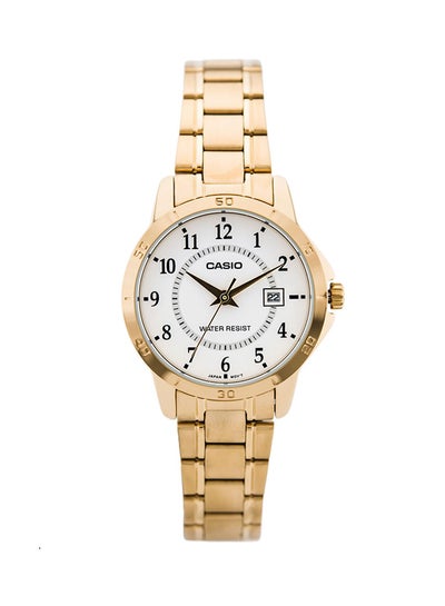 Buy Women's Dress Water Resistant Analog Watch Ltp-V004G-7B - 30 mm - Gold in Saudi Arabia