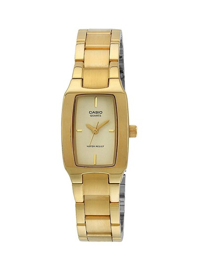 Buy Women's Enticer Water Resistant Analog Watch LTP-1165N-9CRDF - 33 mm - Gold in Saudi Arabia