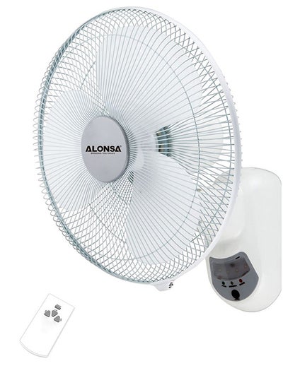 Wall Fan With Remote 16-Inch 6 W AL-112 WFR (BS) White price in UAE ...