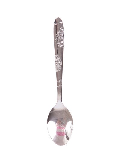 Buy 12-Piece Tea Spoon Set Silver in Saudi Arabia