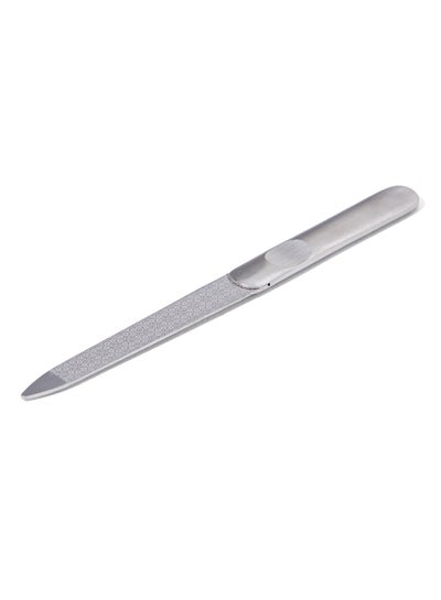 Buy Cushioned Nail File Silver in UAE