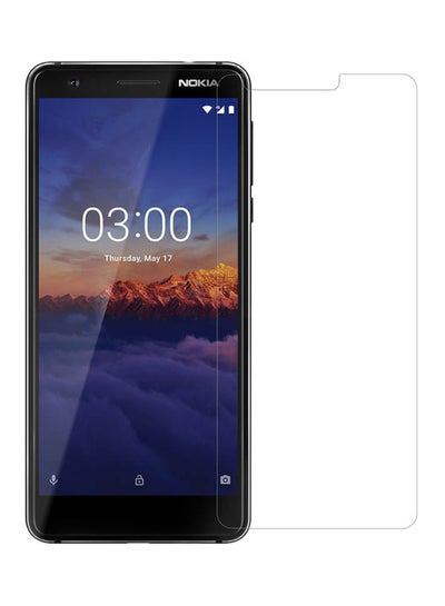 Buy Tempered Glass Screen Protector For Nokia 3.1 Clear in UAE