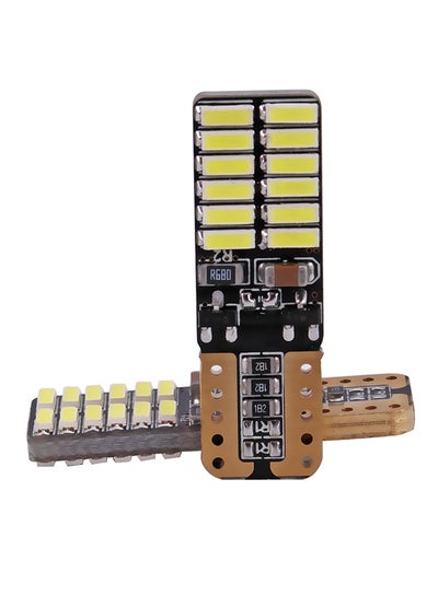 Buy 2-Piece T10 License Plate LED Light Set in UAE