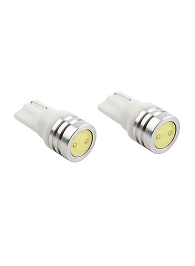 Buy 2-Piece T10 License Plate LED Light Set in UAE