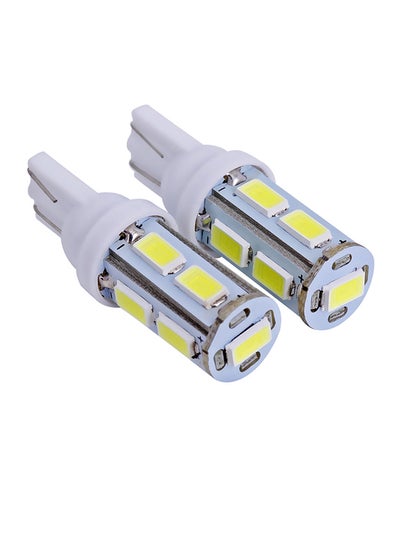 Buy 2-Piece T10 License Plate LED Light Set in UAE