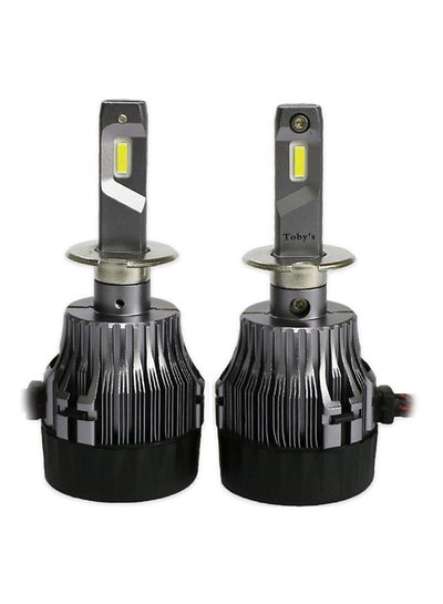 Buy 2-Piece T2 Mini LED Car Headlight in UAE