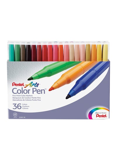 Buy 36-Piece Fine Point Color Pen Set Multicolour in UAE