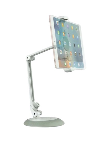 Buy Universal Adjustable Stand for Smartphones/Tablets White in Saudi Arabia