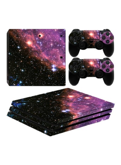 Buy Galaxy Print Skin For PlayStation 4 Pro Console And Controller in Egypt