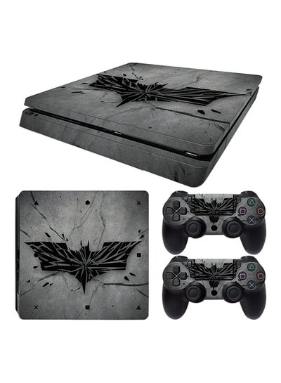 Buy Batman Print Skin For PlayStation 4 Slim Console And Controller in UAE