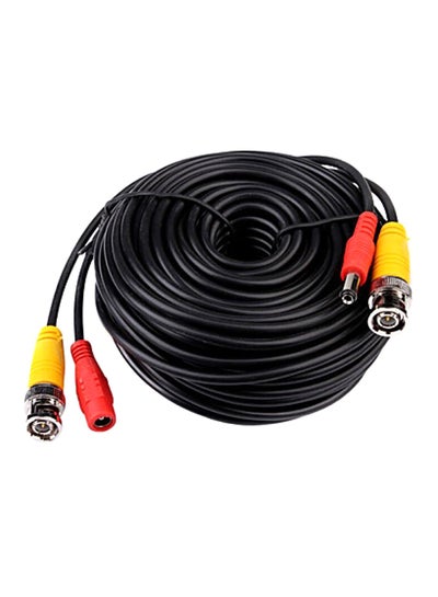 Buy CCTV Coaxial BNC Cable Black in UAE