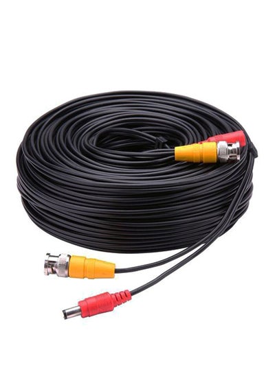 Buy CCTV Coaxial BNC Cable Black in UAE