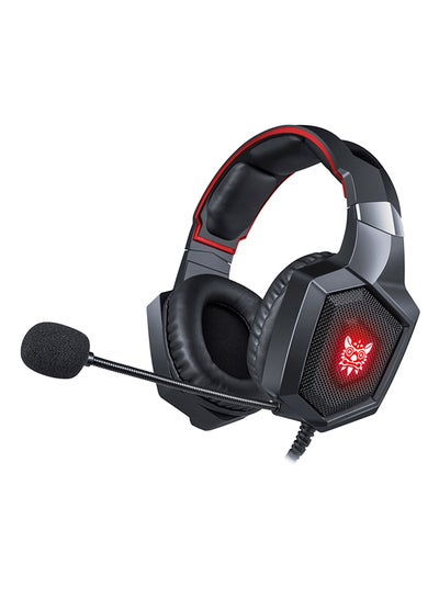 Buy LED Over-Ear Wired Gaming Headset With Mic for PlayStation 4/Xbox/PC in Saudi Arabia