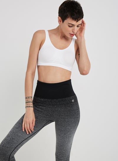 Buy Slip On Active Bra White in UAE