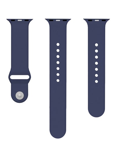 Buy Replacement Band For Apple iWatch 44 mm Dark Blue in Egypt