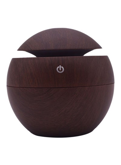 Buy Ultrasonic Air Humidifier With 7 Colour Changing LED Lights brown 10x10x10cm in UAE