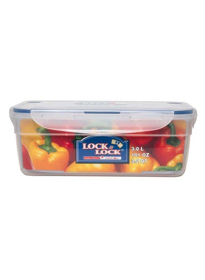 Buy Rectangular Food Container Clear 3Liters in Egypt