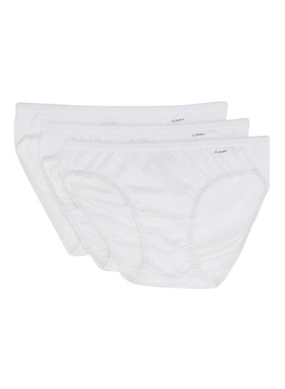 Buy Pack of 3 Casual Briefs White in UAE